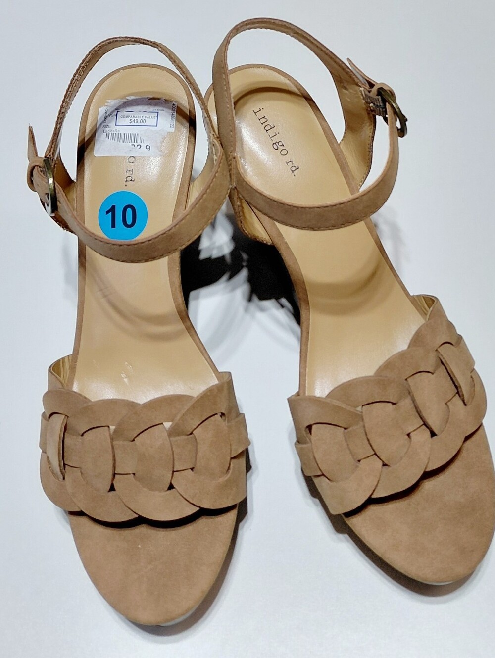 INDIGO RD.  Women's Klark Tan Wedge  Sandals - 10M